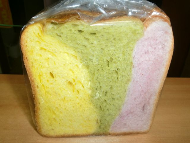 3色食パン